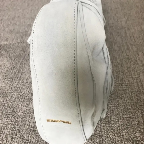 New Authentic Elizabeth and James Zoe Large Suede Leather Hobo - Picture 8 of 10